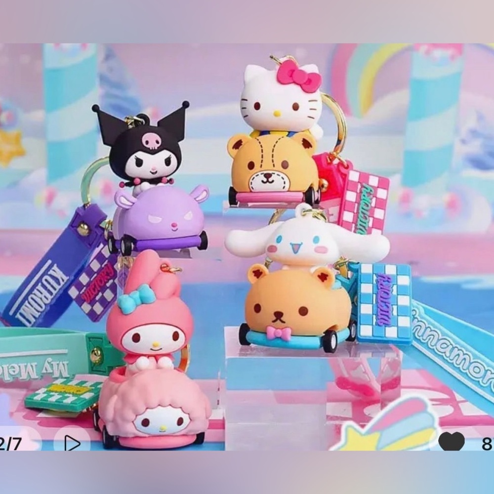 3D Kawaii Sanrio Key Chain /Cinnamorol New